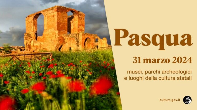 In occasione delle festività pasquali tutti i siti del Parco Archeologico dell’Appia Antica saranno regolarmente aperti.