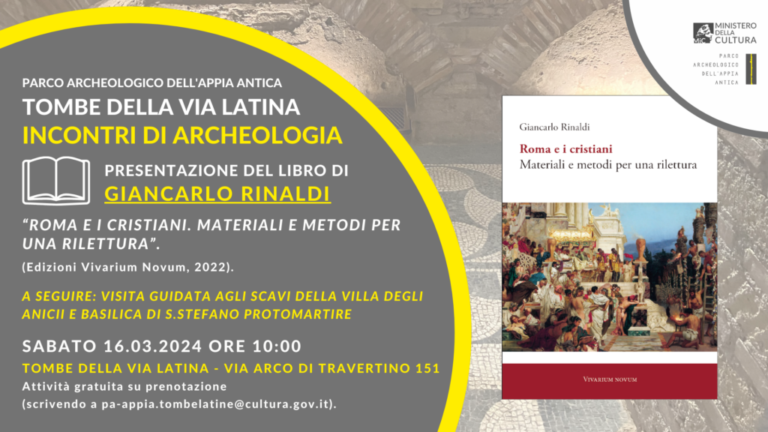 Presentazione del volume “Roma e i cristiani. Materiali e metodi per una rilettura