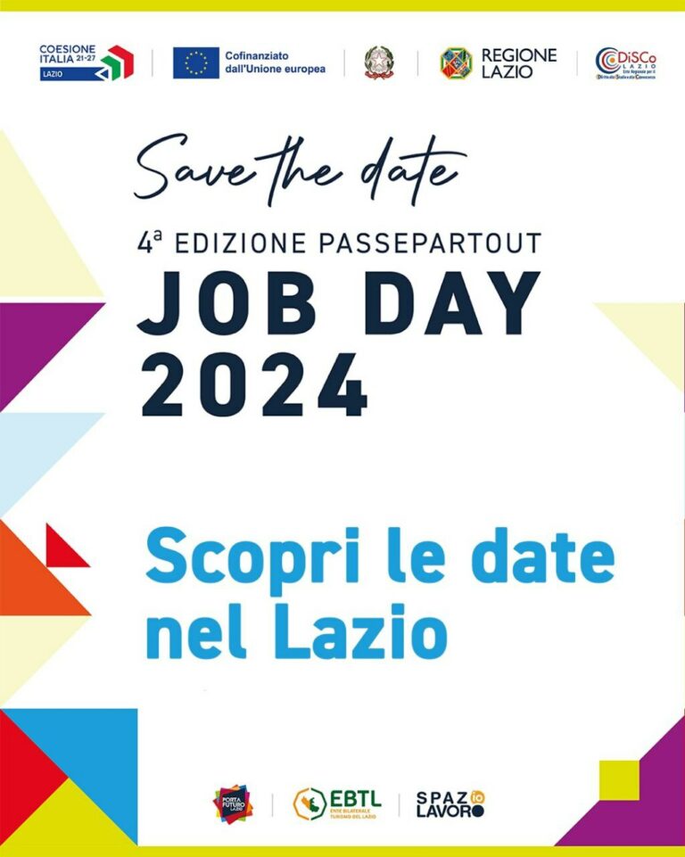 Stai cercando lavoro? Il Job Day Passepartout può essere l'occasione giusta! Un ricco calendario di incontri con le aziende, sparsi su tutto il territorio: i candidati avranno la possibilità di conoscere e approfondire le opportunità lavorative, entrando subito in contatto diretto con le imprese.