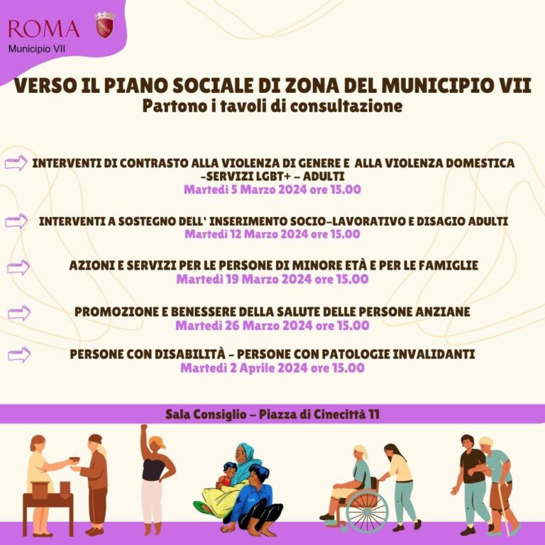 Piano Sociale Municipio VII