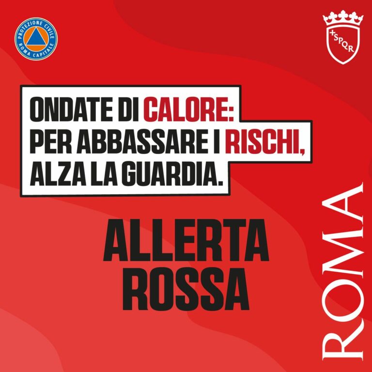 Allerta Rossa Caldo Roma