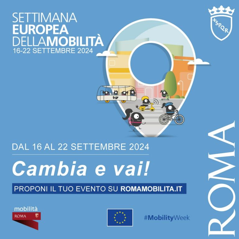 Anche quest'anno dal 16 al 22 settembre appuntamento con la European Mobility Week