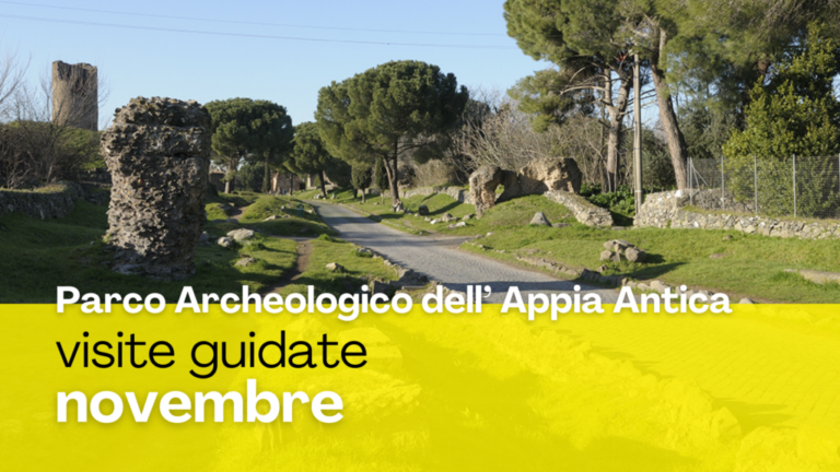 Le visite guidate di novembre nel Parco Archeologico dell'Appia Antica