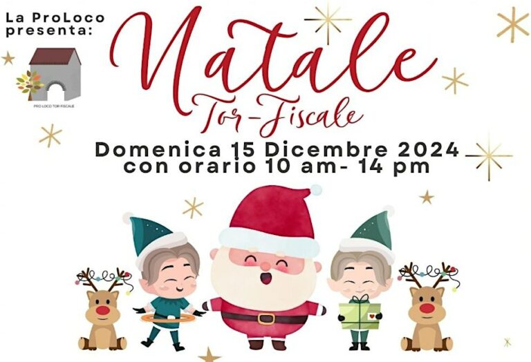 Festa di Natale a Tor Fiscale