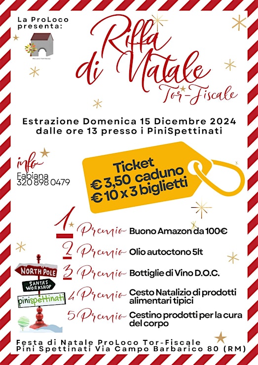 Festa di Natale a Tor Fiscale