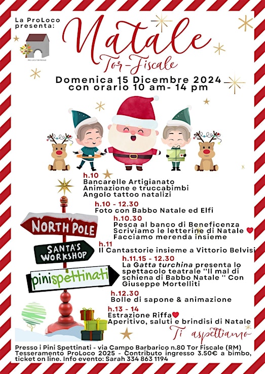 Festa di Natale a Tor Fiscale