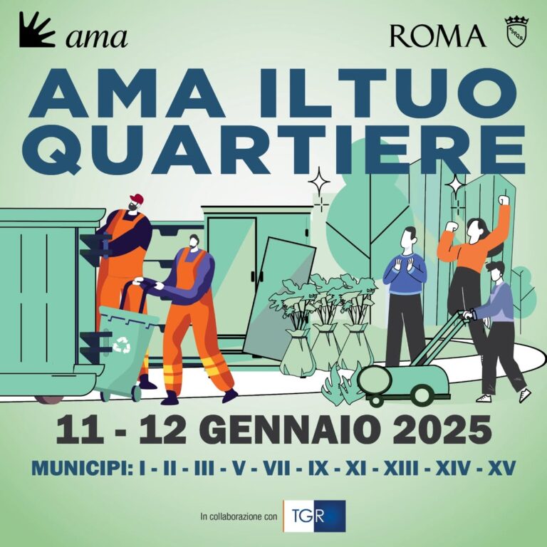 #AMAilTuoQuartiere: sabato 11 e domenica 12 gennaio