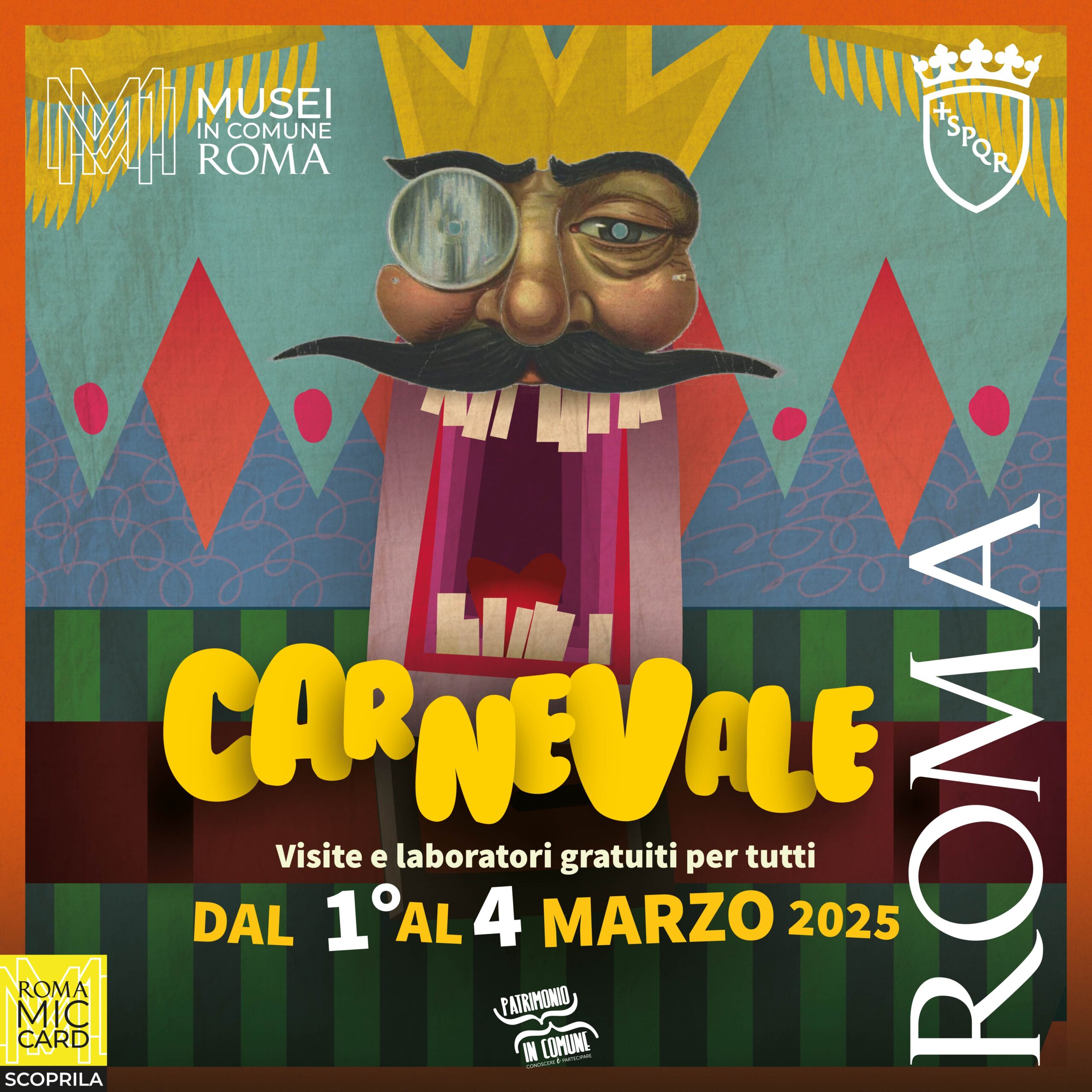 Carnevale a regola d’arte 2025. Dall’1 al 4 marzo il programma di attività nei Musei Civici e sul territorio per un pubblico di tutte le età.